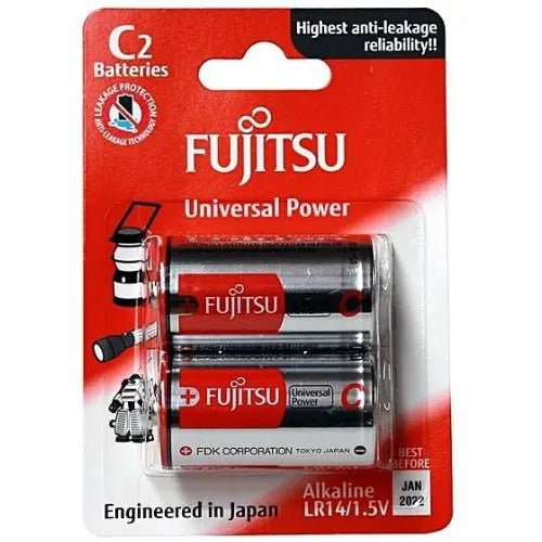 Fujitsu Alkaline Battery C2 Universal Power - 1.5V