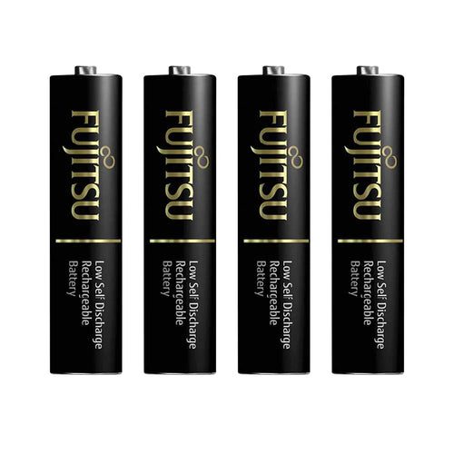 Load image into Gallery viewer, fujitsu ⁠AAA4 Rechargeable Batteries - Black
