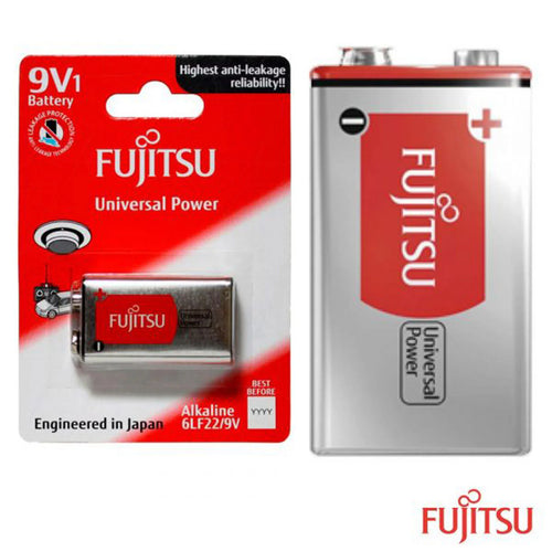 Load image into Gallery viewer, Fujitsu Alkaline Battery 9V Universal Universal Power - 9V
