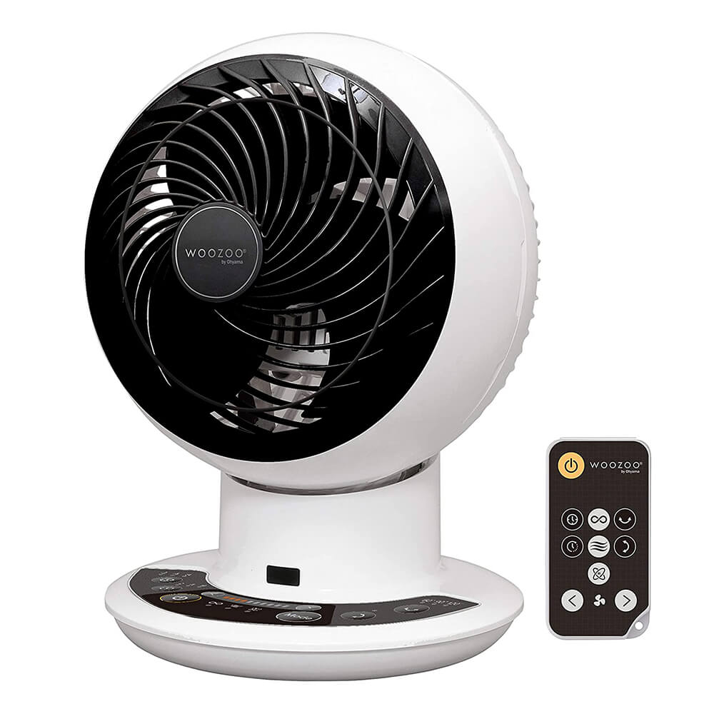 Woozoo PCF-SDC15T - Silent, Oscillating and Ultra-Powerful Fan with DC Jet Motor and Remote Control, For area 43m²