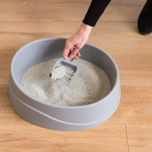 Load image into Gallery viewer, Iris Ohyama, Open Top Cat Litter Pan OCLP-390 - Cat litter tray with scoop
